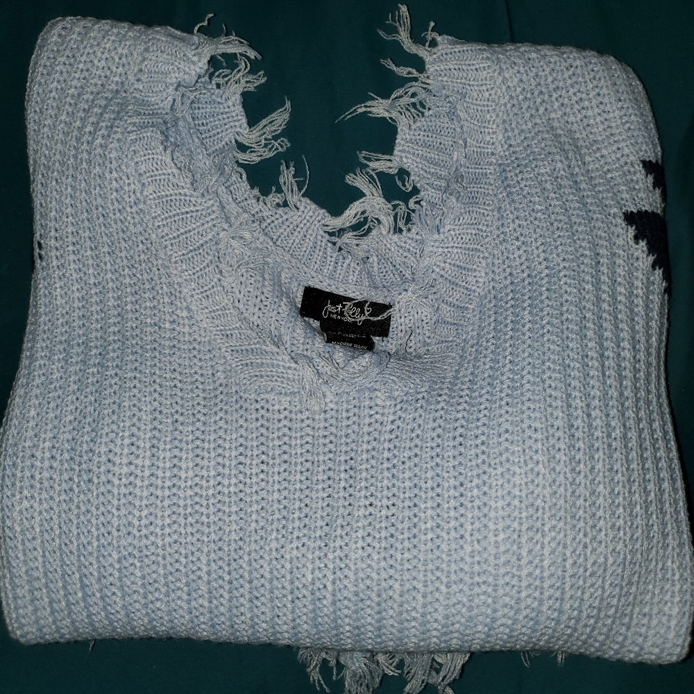 Ripped Sweatet Crop Top